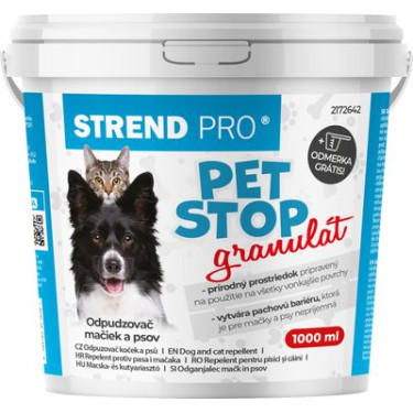Strend Pro PET STOP repelent, granule, 1000 ml, naravni repelent za pse in mačke