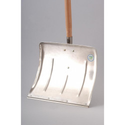 Aluminijaste grablje za sneg z rezilom in ročajem 350x400x1300