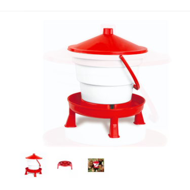 Vedro za napajanje perutnine, s stojalom, 15 l - GAUN 12043