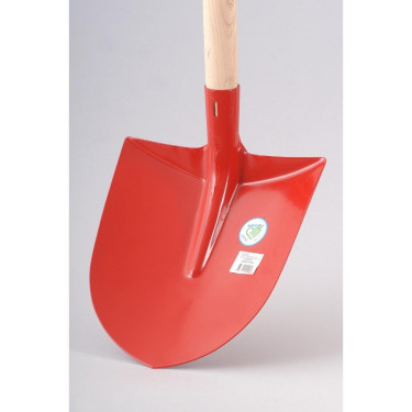 Lopata z rdečim srcem