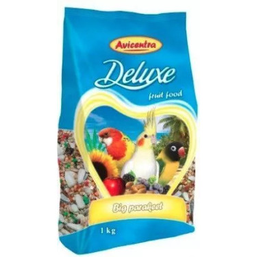 Avicentra Deluxe hrana za male in srednje velike papige 1 kg