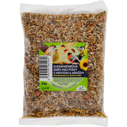 Mešanica za ptice z žuželkami in arašidi 450 g