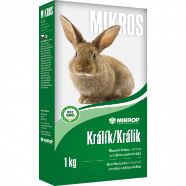 Mikros Rabbit, vitaminska krma, 1 kg