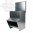 AGROFORTEL kovinski lijačni krmilnik - 14 kg, prihrani krmo, kvalitetna izvedba