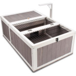 Lesena ograda za male živali 0878