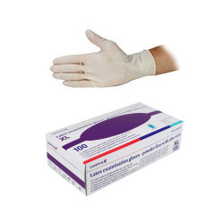 Rokavice nestandardne CVET lateks XL/100 kosov brez pudra, aloe