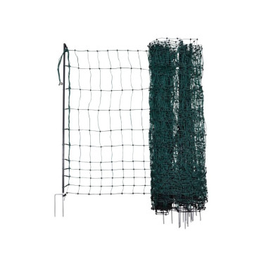 Neprevodna mreža za perutnino 122 cm, 50 m, zelena