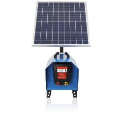 PUHU solarni komplet za električno ograjo 8J + panel 60 W