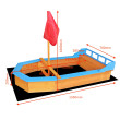 Peskovnik - čoln 150x78x85cm