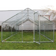 Zunanja kletka - ograda s ponjavo - 2x3x2m - streha do "A"