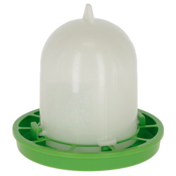 Krmilnik za perutnino z bajonetnim zapiranjem, 1 kg, bel/zelen