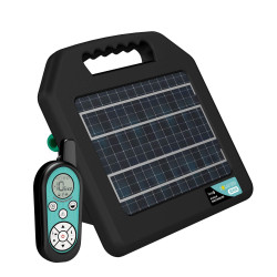 Prenosni solarni RF vir za električno ograjo fencee solar DUO RF SDX08 s krmilnikom