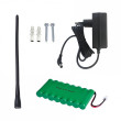 Komplet električne ograje Smart Farm - RF vir s 5 J daljinskim upravljalnikom - WiFi prehod - upravljanje s telefonom