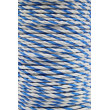 Vrv za električno ograjo premera 6 mm modro-bele barve