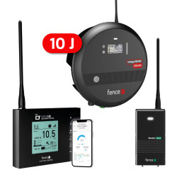 Električna ograja za pametno kmetijo - RF vir 10 J - WiFi prehod - MX10 monitor BREZPLAČEN