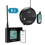 Komplet električne ograje Smart Farm - RF vir s 5 J daljinskim upravljalnikom - WiFi prehod - upravljanje s telefonom