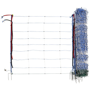 TitanNet Premium Vario, 50 m, belo-modra, 122 cm, dvojna konica 