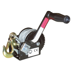 Ročni vitel z jekleno vrvjo KERBL 37114 HAND WINCH 10 m / 360 kg