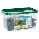 Okrogli izolator s kovinsko ojačitvijo 5,3 mm, vedro 100 kos + nastavek