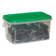 Okrogli izolator s kovinsko ojačitvijo 5,3 mm, vedro 100 kos + nastavek