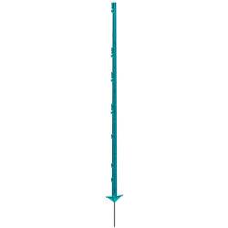 Plastični steber za električno ograjo, 156 cm, moder