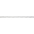 Ograjno lano Classic 200 m, Ø 6 mm, belo, 6 × 0,40 Niro
