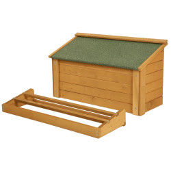 Prečka in gnezdo za perutnino, 85 x 37 x 48 cm