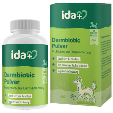 Kerbl IdaPlus® Darmbiotic – probiotični prašek za pse, 180 g 