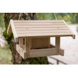 Krmilnica za ptice Kerbl Leitenberg, les, 40 x 32 x 24,5 cm 