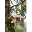 Krmilnica za ptice Kerbl Leitenberg, les, 40 x 32 x 24,5 cm 