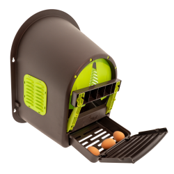 Plastično gnezdo za nesnice s košaro za jajca - MyCozyNest Roll-Away