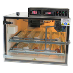 Profesionalni inkubator MS100V - lesen, 80 kokošjih jajc