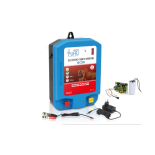 PUHU dvojni napajalnik za električno ograjo 4J z 12V adapterjem