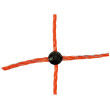 Žična mreža za perutnino 106 cm, 50 m, oranžna