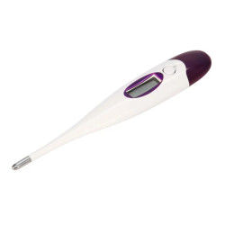Digitalni vodoodporni termometer Kerbl 10 s, s fiksno konico, vijoličen