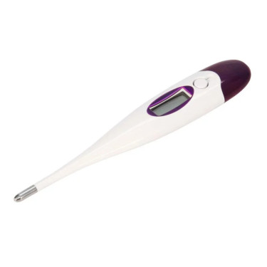 Digitalni vodoodporni termometer Kerbl 10 s, s fiksno konico, vijoličen