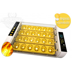 Avtomatska digitalna valilnica YZ24S z inkubatorjem in higrometrom ter integrirano lučko za jajca.