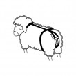Povoj proti prolapsu maternice za ovce, najlon  