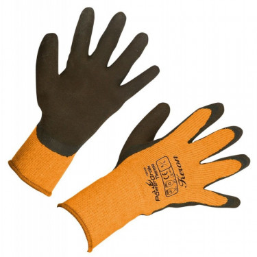 Zimske delovne rokavice PowerGrab Thermo, oranžne