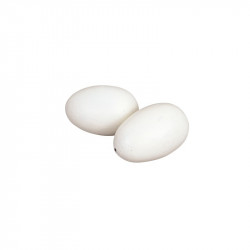 Umetno jajce, srednje, substrat za kokoši, keramika