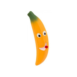 Gumijasta pasja igrača – banana 20 cm