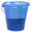KERBL plastično napajalno vedro, prozorno, modro