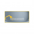 Plastično ležišče SLEEPER 4, 88 × 62 × 35,5 cm, sivo