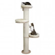 Mačje drevo DOLOMIT Tower - bež praskalnik za mačke, 38 x 187 cm