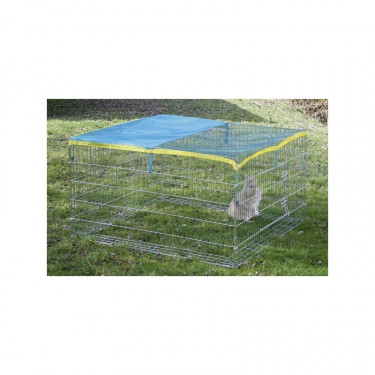 Ograda za zajce, morske prašičke in druge glodavce 115 x 115 x 65 cm