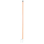 Rezervna palica za mrežo za perutnino 106 cm, 2 roglja, oranžna
