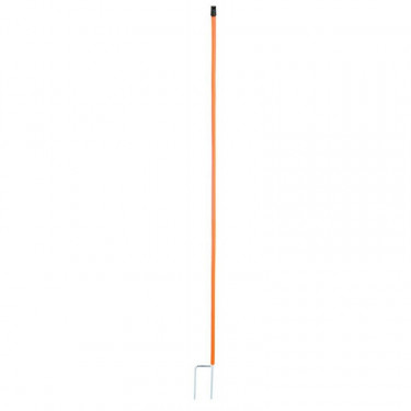 Rezervna palica za mrežo za perutnino 106 cm, 2 roglja, oranžna