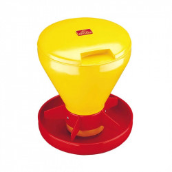 Krmilna posoda za pujske Mini-click z lijakom / MINI HOPPER PAN