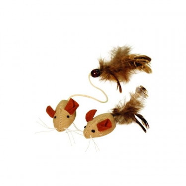Mačja igrača - miška Nature, 2 kom