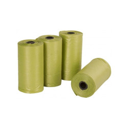 Kerbl biorazgradljive vrečke za pasje iztrebke, EKO plastika, 4 rolice, 31x21 cm